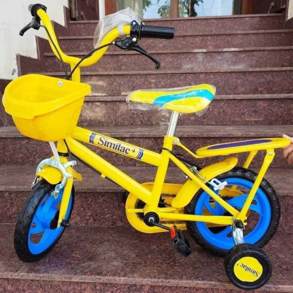 Xe đạp 12 inch nhựa Chợ Lớn siêu rẻ. Phù hợp cho bé 2- 5 tuổi