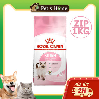 Hạt Royal Canin Kitten cho mèo con từ 4 đến 12 tháng tuổi gói 1kg zip trong