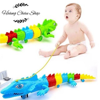 Đồ chơi chạy bằng pin hình con tắc kè có nhạc và đèn led cho bé