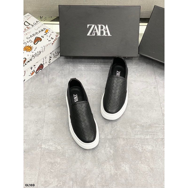 Giày lười zr hoạ tiết dập nổi - slipon cao cấp hot trend ss2024