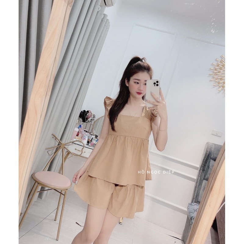 Bộ 2 dây tay cách điệu, chất vải mềm mịm, phù hợp đi chơi đi biển, thời trang hot hè AO5