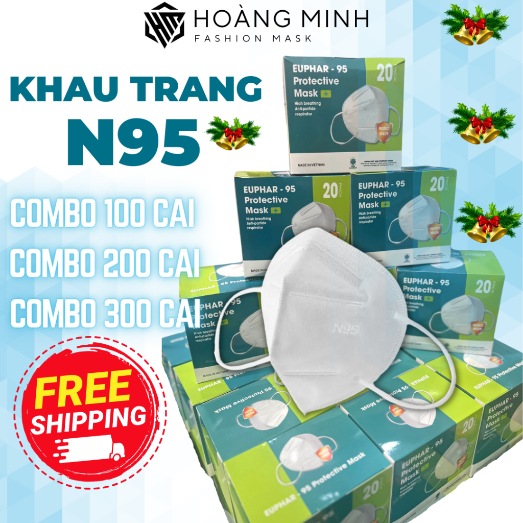 khẩu trang N95 5 lớp kháng khuẩn chính hãg côngty