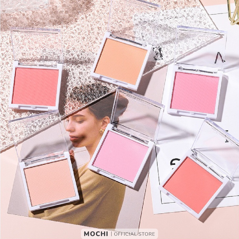 Phấn Má Hồng Đơn Sắc Mịn Lì Siêu Xinh FT COLOUR Kèm Cọ Trang Điểm Make Up MOCHI SHOP