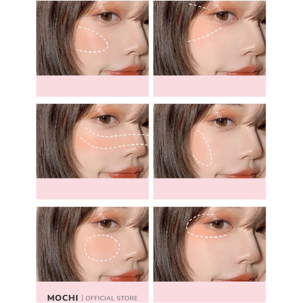 Phấn Má Hồng Đơn Sắc Mịn Lì Siêu Xinh FT COLOUR Kèm Cọ Trang Điểm Make Up MOCHI SHOP