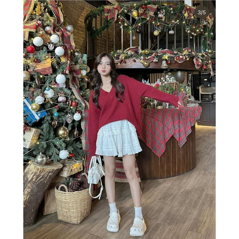 Chân váy ngắn viền ren dáng xòe Hàn Quốc Lymz Store | BigBuy360 - bigbuy360.vn