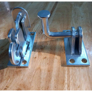  chốt cửa lùa tự động đóng  chốt cửa ngang tặng kèm 8 vít 