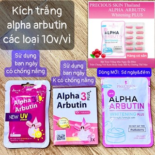 Viên kích trắng alpha arbutin
