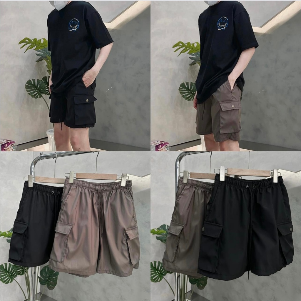 QUẦN SHORT DÙ TÚI HỘP FORM NGẮN TRÊN GỐI