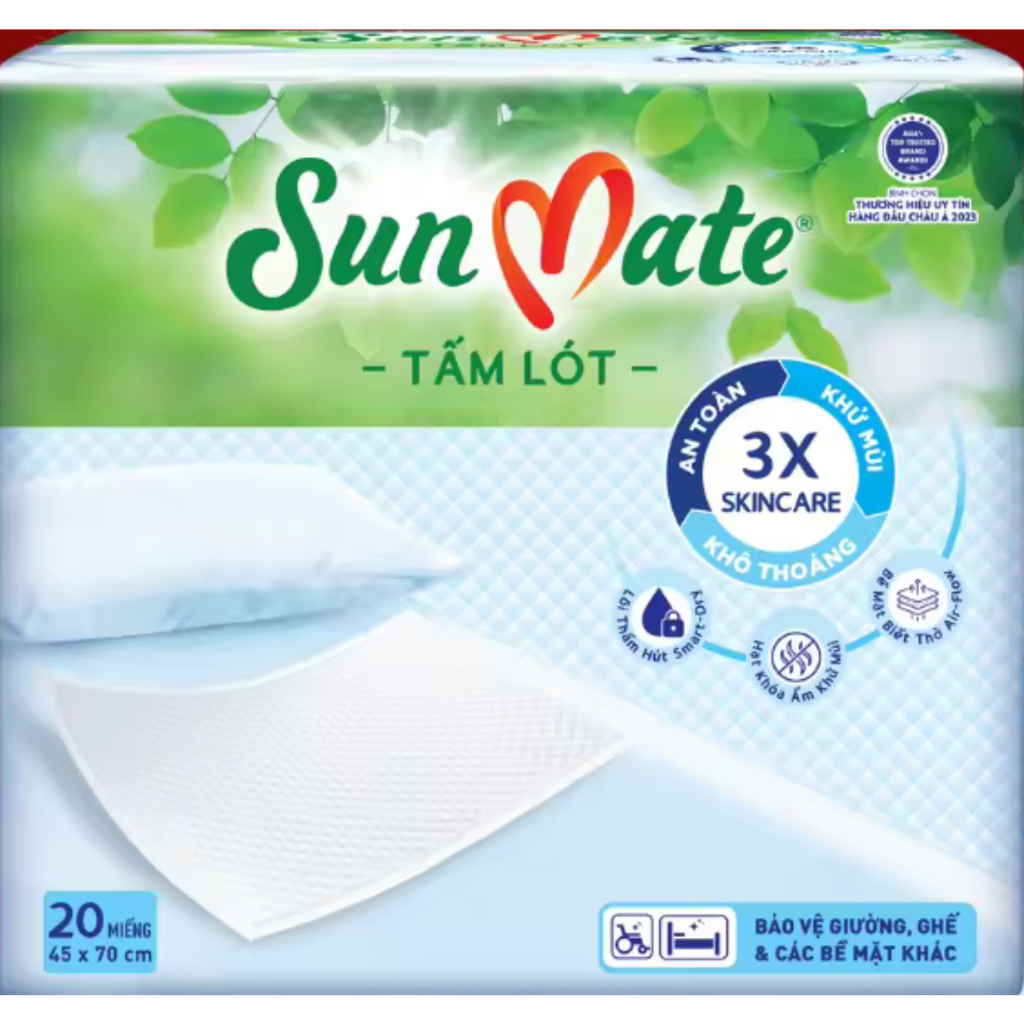 Combo 2 Gói Tấm Lót Sunmate 20 Miếng - Date luôn mới
