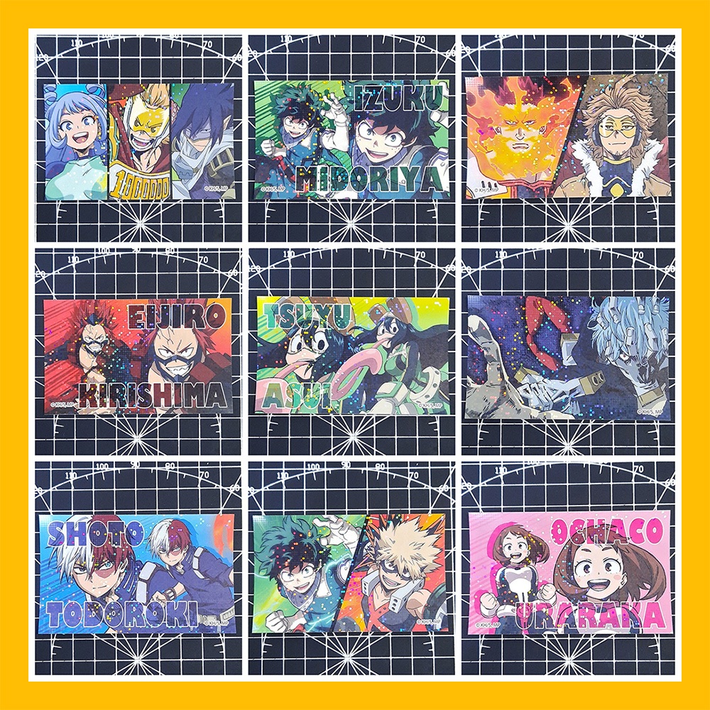 Sticker hình dán tổng hợp chủ đề My Hero Academia hàng Nhật