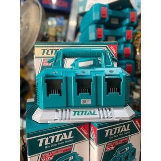 Đế Sạc 6 cổng dùng sạc cho pin Lithium-ion 20V hiệu Total TFCLI2064 - Bảo Hành 6 Tháng
