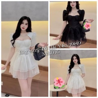 Đầm Voan  Dự tiệc Big Size (55kg đến 100kg) MS016