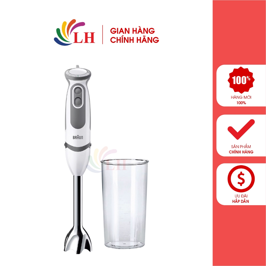 Máy xay sinh tố cầm tay Braun MQ5200 - Hàng chính hãng - 21 Tốc độ thông minh