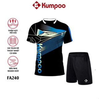 áo cầu lông, quần cầu lông Kumpoo FAVAHI Mã FA240 Cho Nam Dùng Trong Tập Luyện Và Thi Đấu Cầu Lông FAVAHI SPORT VN
