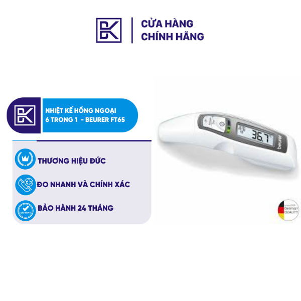 Nhiệt kế điện tử hồng ngoại Beurer FT65