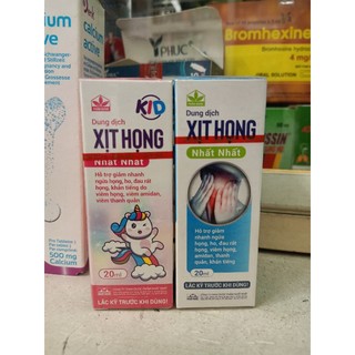 Xịt họng nhất nhất