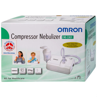 Máy xông Omron Compressor Nebulizer Ne-C801 hỗ trợ bệnh về đường hô hấp-máy xông mũi họng omron c801