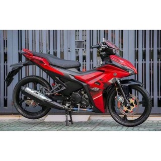 Tem rời exciter 155 dán xe đỏ đen