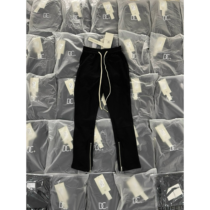 Quần nỉ Basic zipper dây rút hot hit
