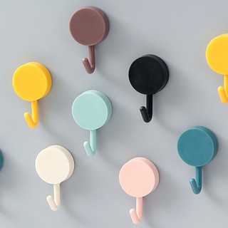🍀Móc dán tường tròn đáng yêu - Móc dính tường siêu dính hoạt hình 🍀Clovershop68🍀