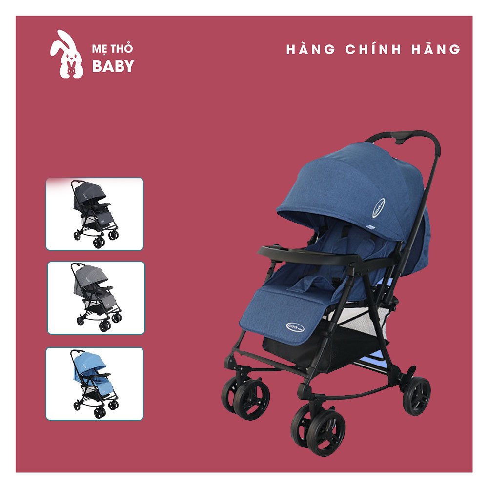 Xe đẩy gấp gọn, xe đẩy 2 chiều 3 tư thế cho bé Gluck Baby C9 cho bé 0