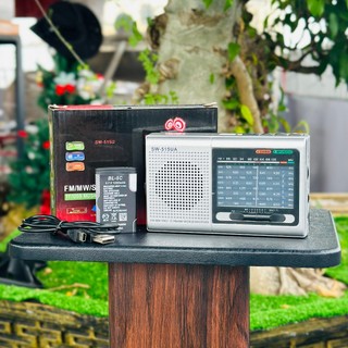ĐÀI RADIO SW-525, 548, 521 có ăng ten giắc cắm âm thanh 3.5mm chất lượng cao nghe kinh pháp nghe đài siêu hay