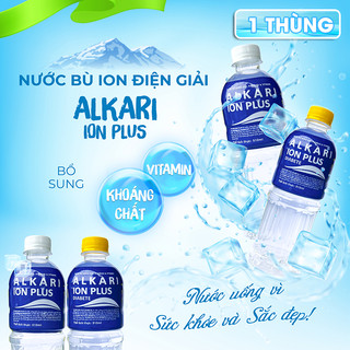   FREESHIP  Nước Ion Kiềm Nước Khoáng Đóng Chai Bù Điện Giải Ion Plus Alkari dung tích 510ml 