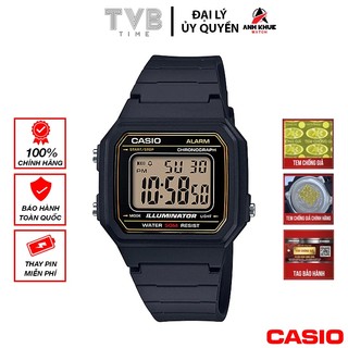 Đồng hồ nam dây nhựa casio chính hãng w-217h-9avdf