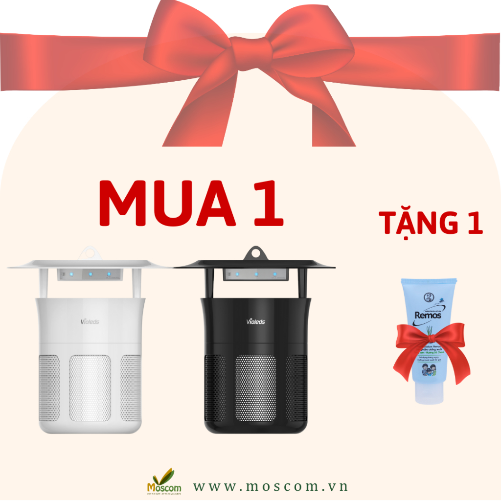Máy bắt muỗi và diệt côn trùng UVled Moscom Mosclean Hàn Quốc (MQ-HN) (Đèn bắt muỗi)