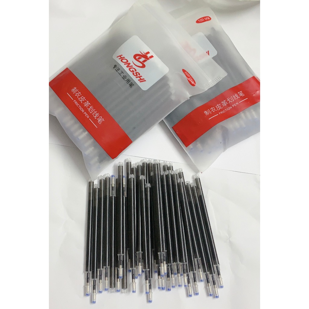 Combo 100 Ruột ngòi bút gel ủi bay - bút vẽ vải - bút vẽ bay màu