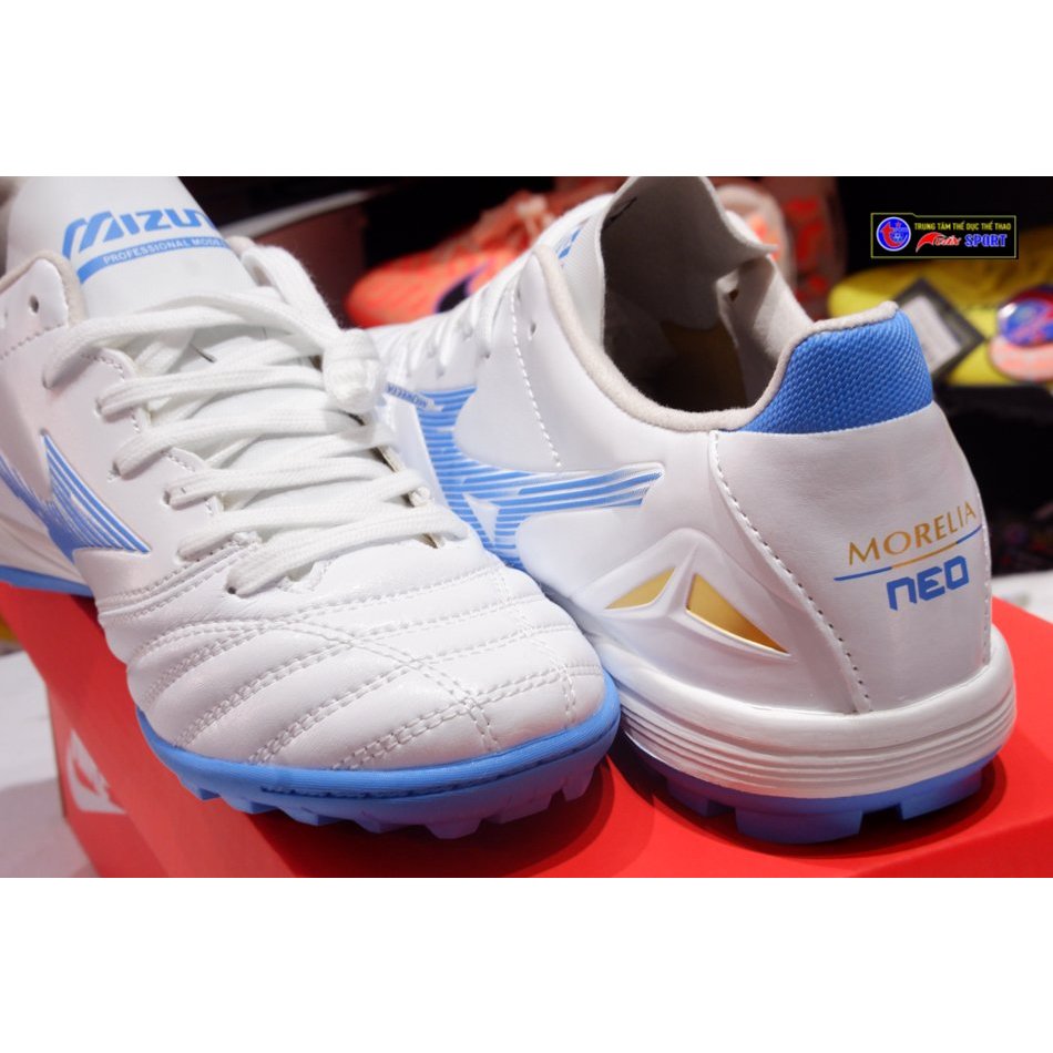 Giày đá bóng Morelia Neo IV TF - XÁM XANH