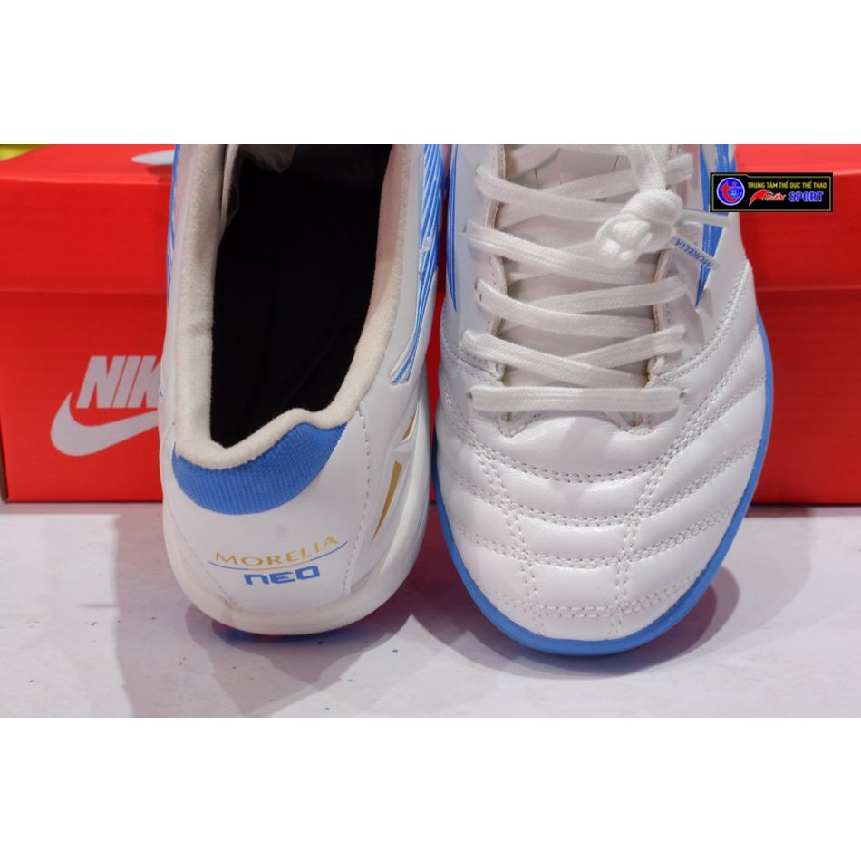 Giày đá bóng Morelia Neo IV TF - XÁM XANH