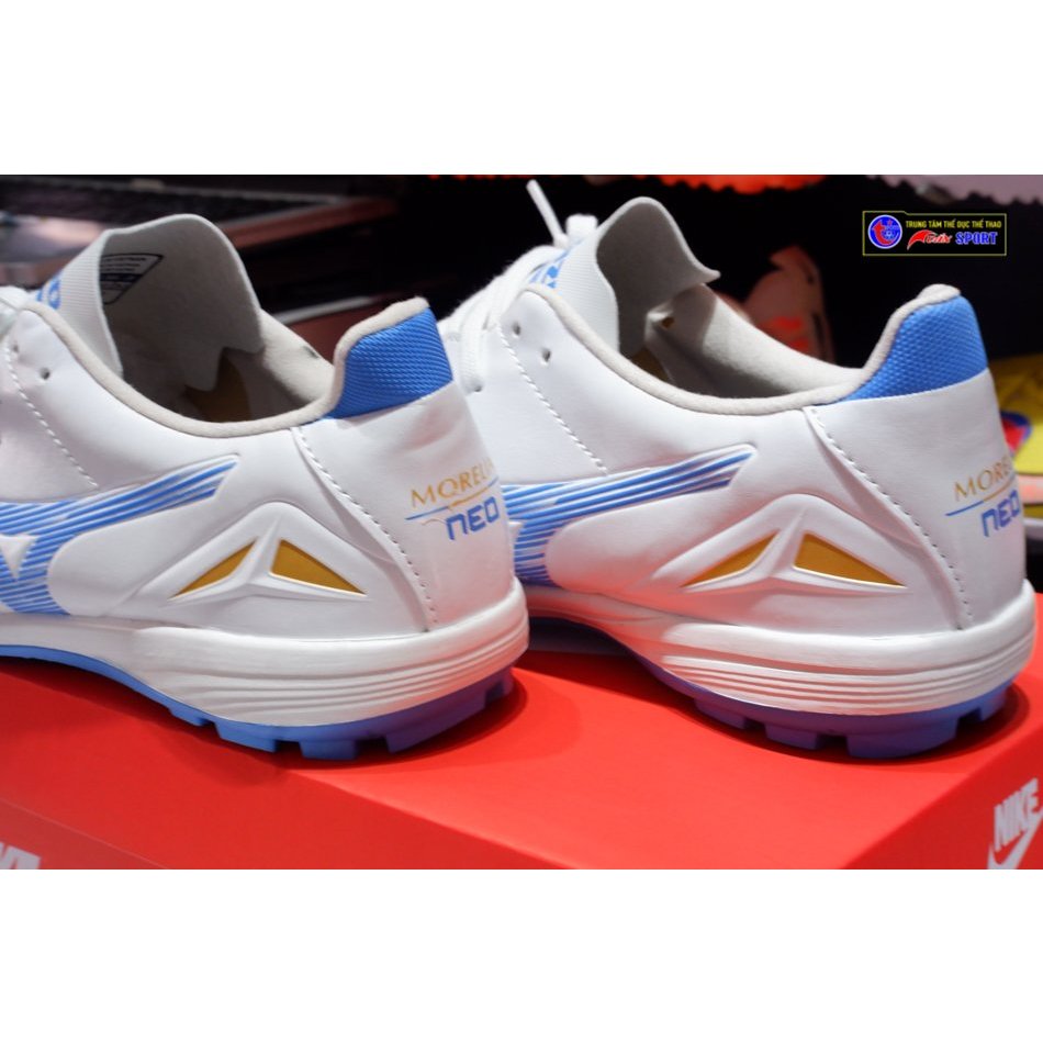 Giày đá bóng Morelia Neo IV TF - XÁM XANH