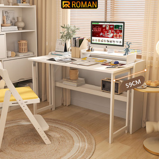 Bàn học, bàn làm việc có thể gấp gọn kiểu mới thương hiệu Roman - RO309