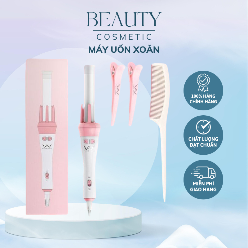 Máy Uốn Xoăn - LUXE - Xoay Tự Động 360 - Uốn Tóc Tự Động Làm Xoăn Cực Nhanh