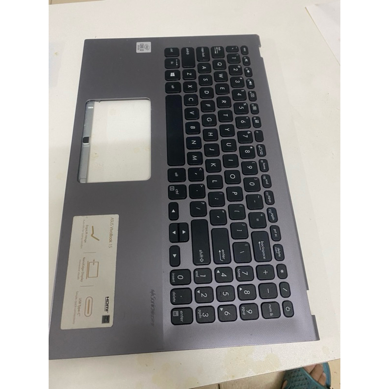 Thay vỏ laptop mặt (C) laptop Asus X512 mẩu xám  cũ tháo máy có xước