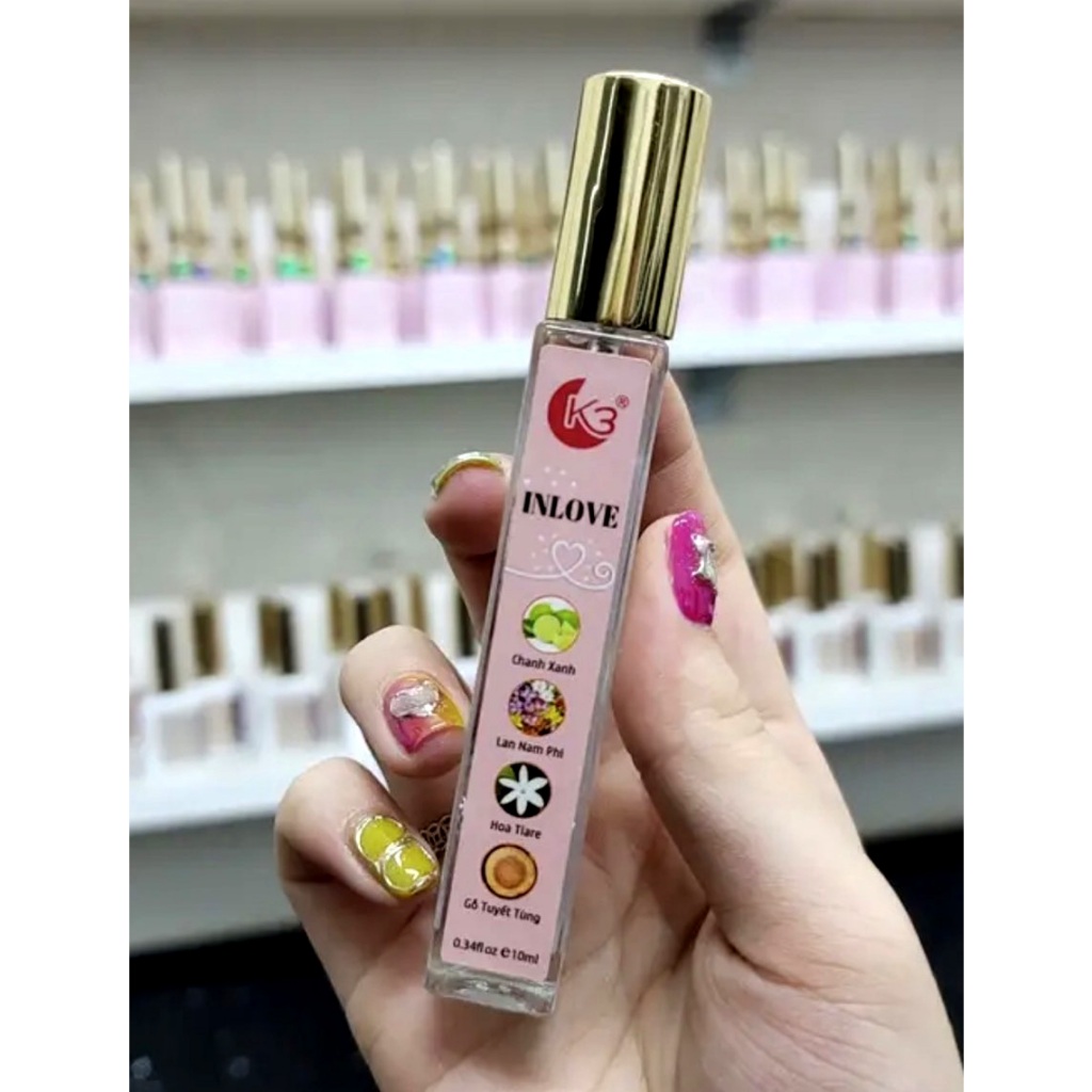 Tinh Dầu Nước Hoa K3 -  Good Girl, Cocochanel.... Cá Tính, Ngọt Ngào, Gợi Cảm 10ml - Dạng Xịt