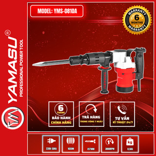 Máy đục bê tông nòng vuông yamasu yms-0810a công suất lớn 1650w
