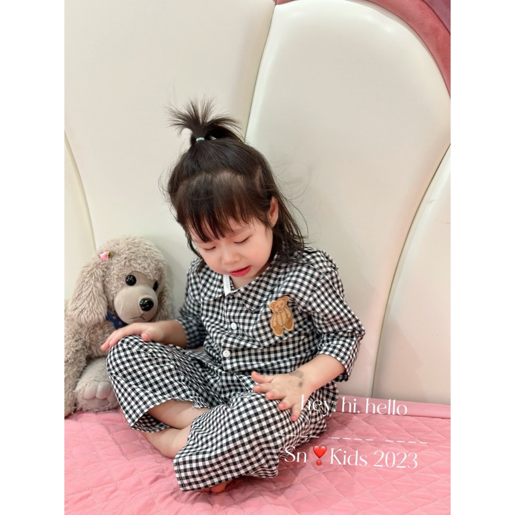 Bộ bộ pizama dài tay cho bé cực xịn sò