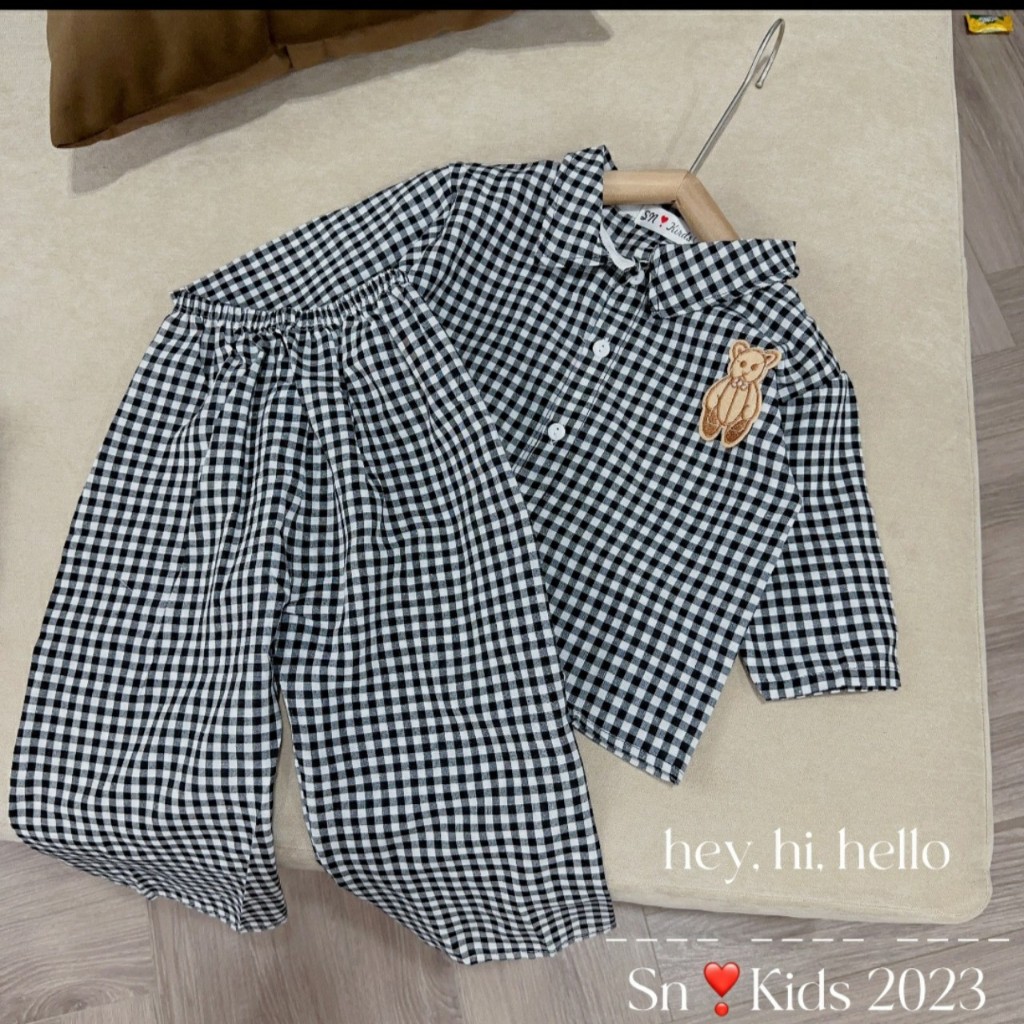 Bộ bộ pizama dài tay cho bé cực xịn sò