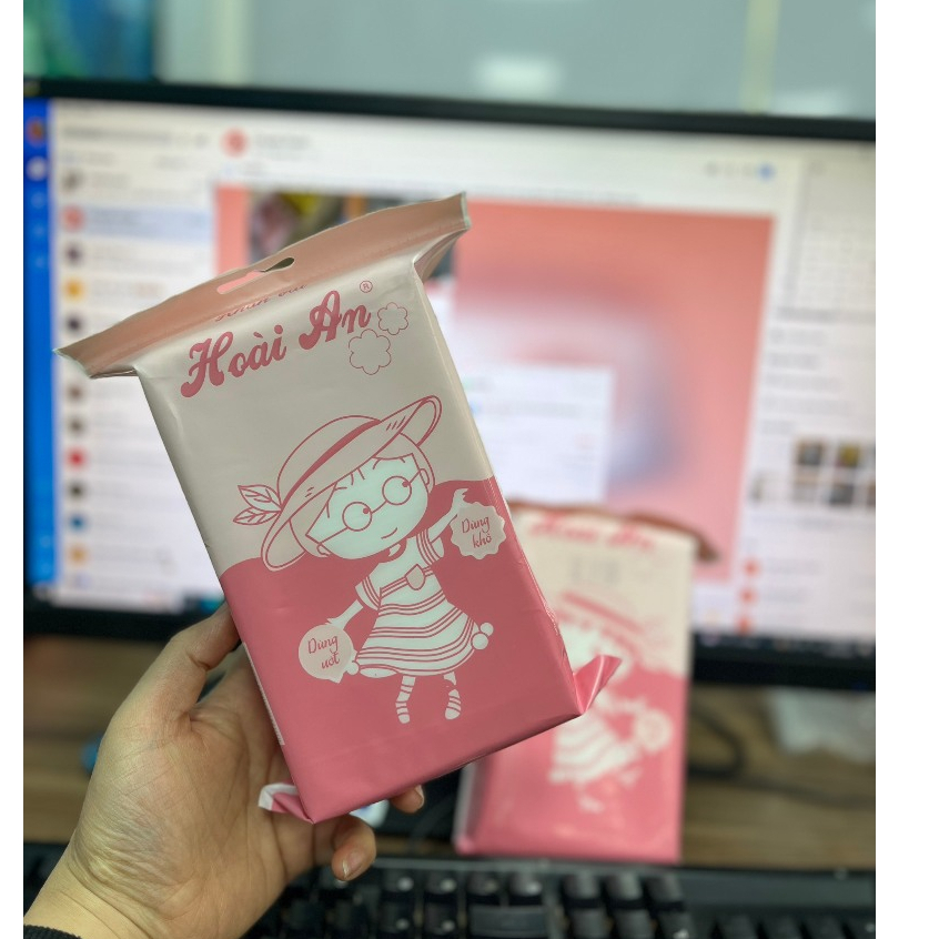 Khăn Vải Khô Lau Mặt Lau Tay An Toàn Dịu Nhẹ, Gói 60 Tờ Khăn Khô Đa Năng Không Mùi Không Gây Kích Ứng 88440