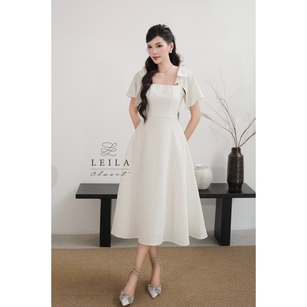 White Gimme Dress - LEILA CLOSET [KHÔNG BAO GỒM TAG ĐÁ]