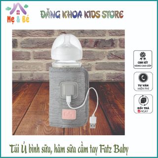 Túi ủ sữa hâm nóng - Dụng cụ hâm sữa du lịch cầm tay FatzBaby Ready 1- giữ nhiệt làm nóng bình sữa - ĐK3754