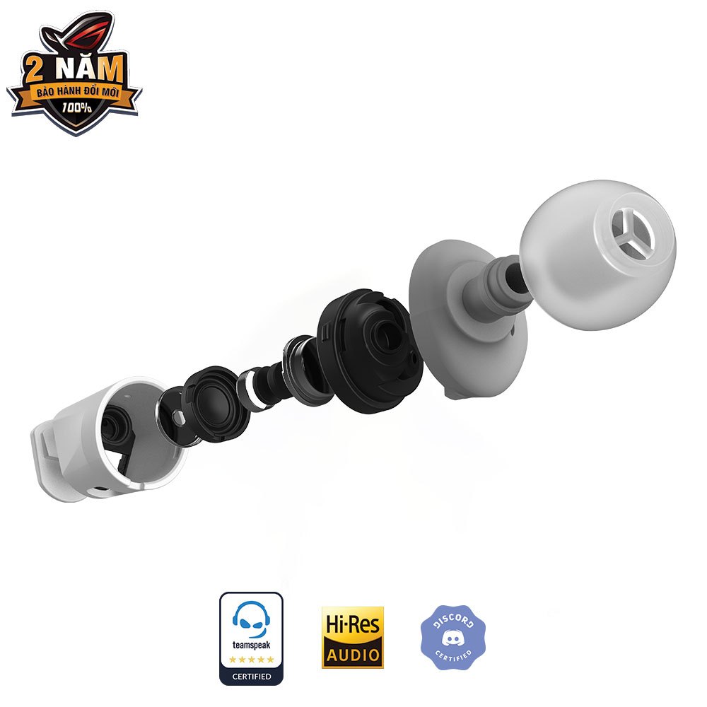 Tai nghe gaming ASUS ROG CETRA II CORE MOONLIGHT WHITE