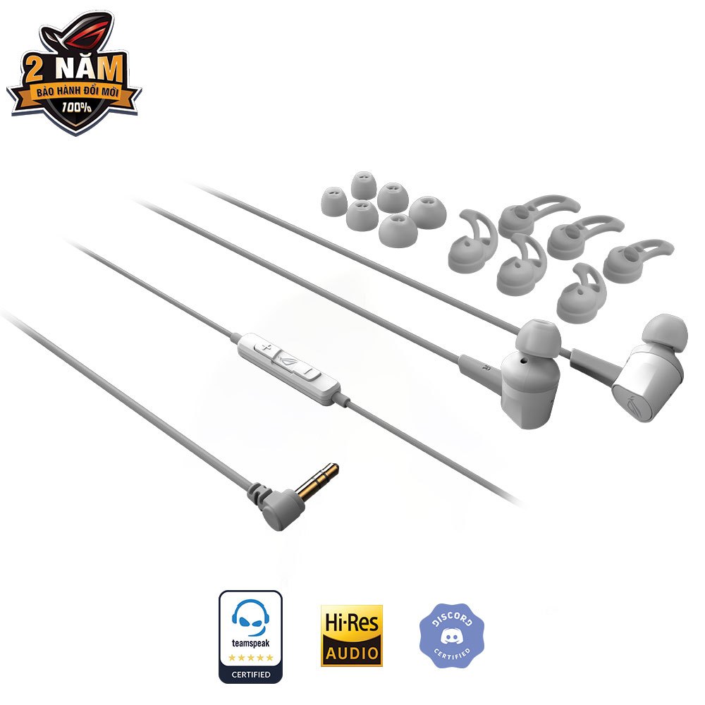 Tai nghe gaming ASUS ROG CETRA II CORE MOONLIGHT WHITE