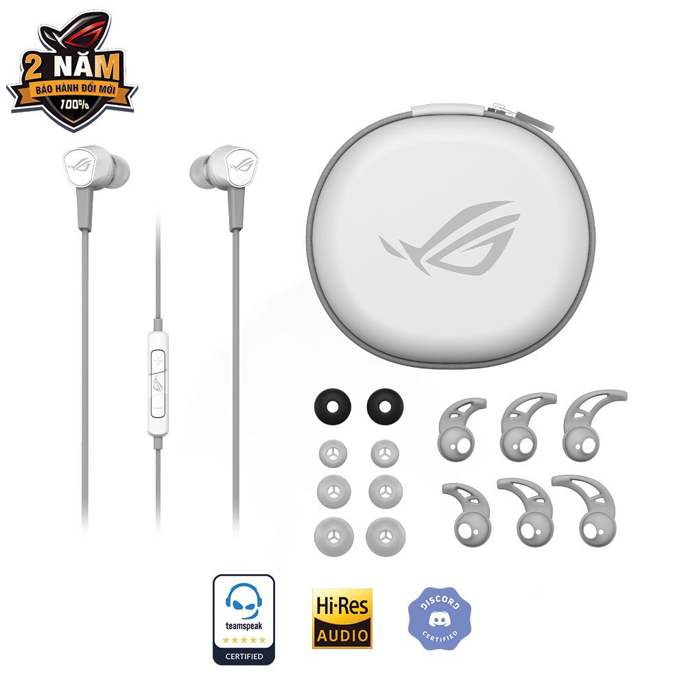 Tai nghe gaming ASUS ROG CETRA II CORE MOONLIGHT WHITE