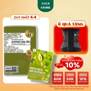 Trà thảo mộc giảm cân slimming care x3 giúp đào thải mỡ thừa, giảm cân nhanh 30 viên