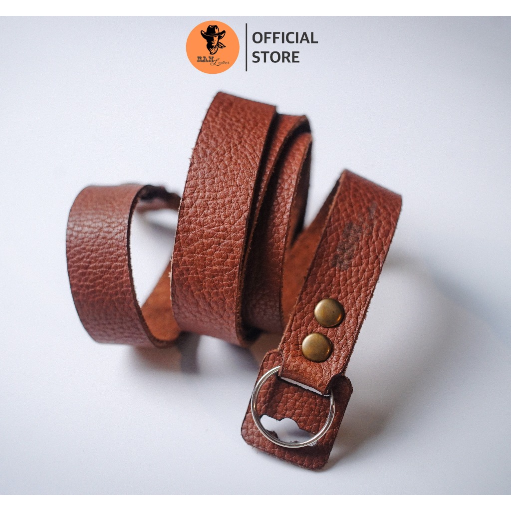 Dây máy ảnh da bò thật cho Sony, Fujifilm, Canon, Nikon - RAM Leather A22 vân hạt