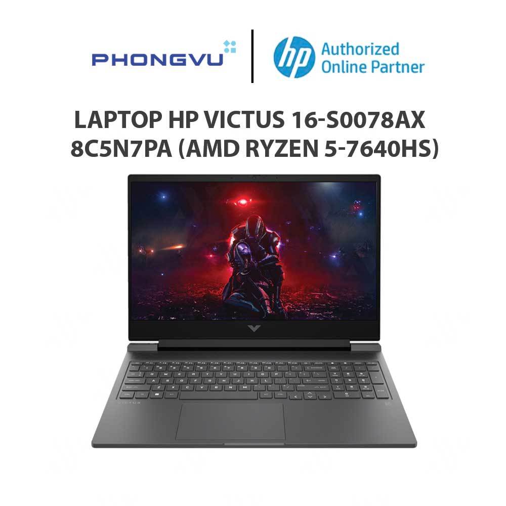 Laptop HP Victus 16-s0078AX - 8C5N7PA (Ryzen 5 7640HS/RAM 16GB/512GB SSD/ Windows 11) - Bảo hành 12 tháng