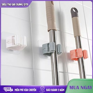 Móc kẹp chổi dán tường chịu lực, móc dán tường giữ cây lau nhà siêu chắc
